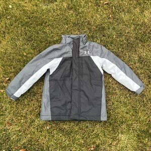Under Armour Kids Two-Tone Gray Raincoat